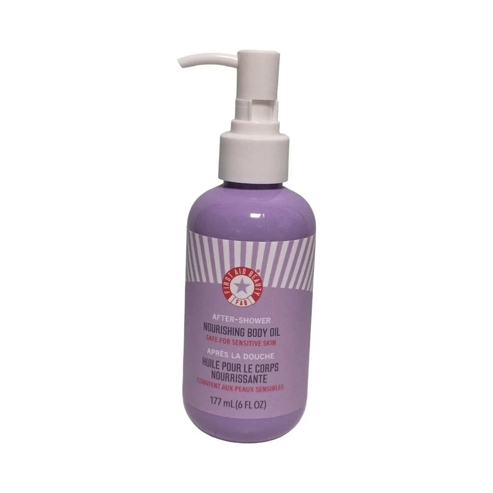 First Aid Beauty FAB After-Shower Nourishing Body Oil Tangerine 6oz Sensitive